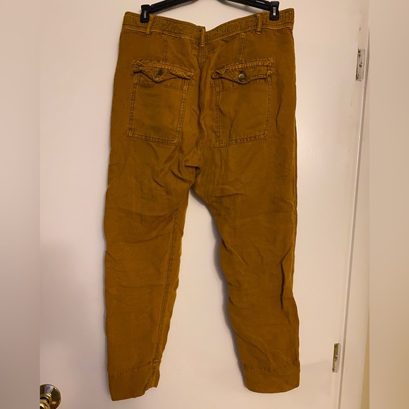 Free People | Slouchy Pants | Size 0 | Mustard - Picture 5 of 5